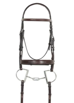 Clearance ERS Pessoa® Pro Fancy-Stitched Wide Nose Bridle