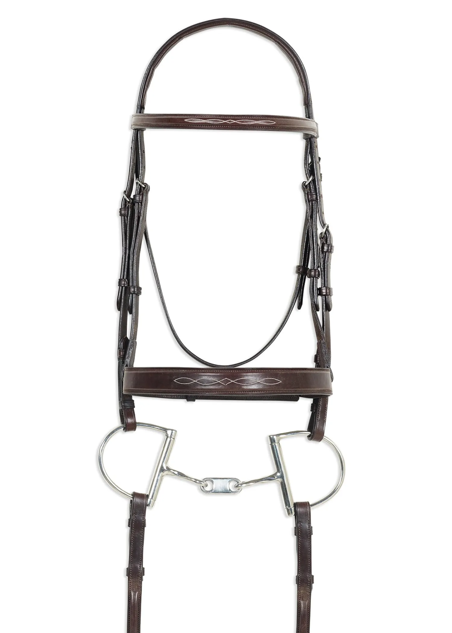 Clearance ERS Pessoa® Pro Fancy-Stitched Wide Nose Bridle