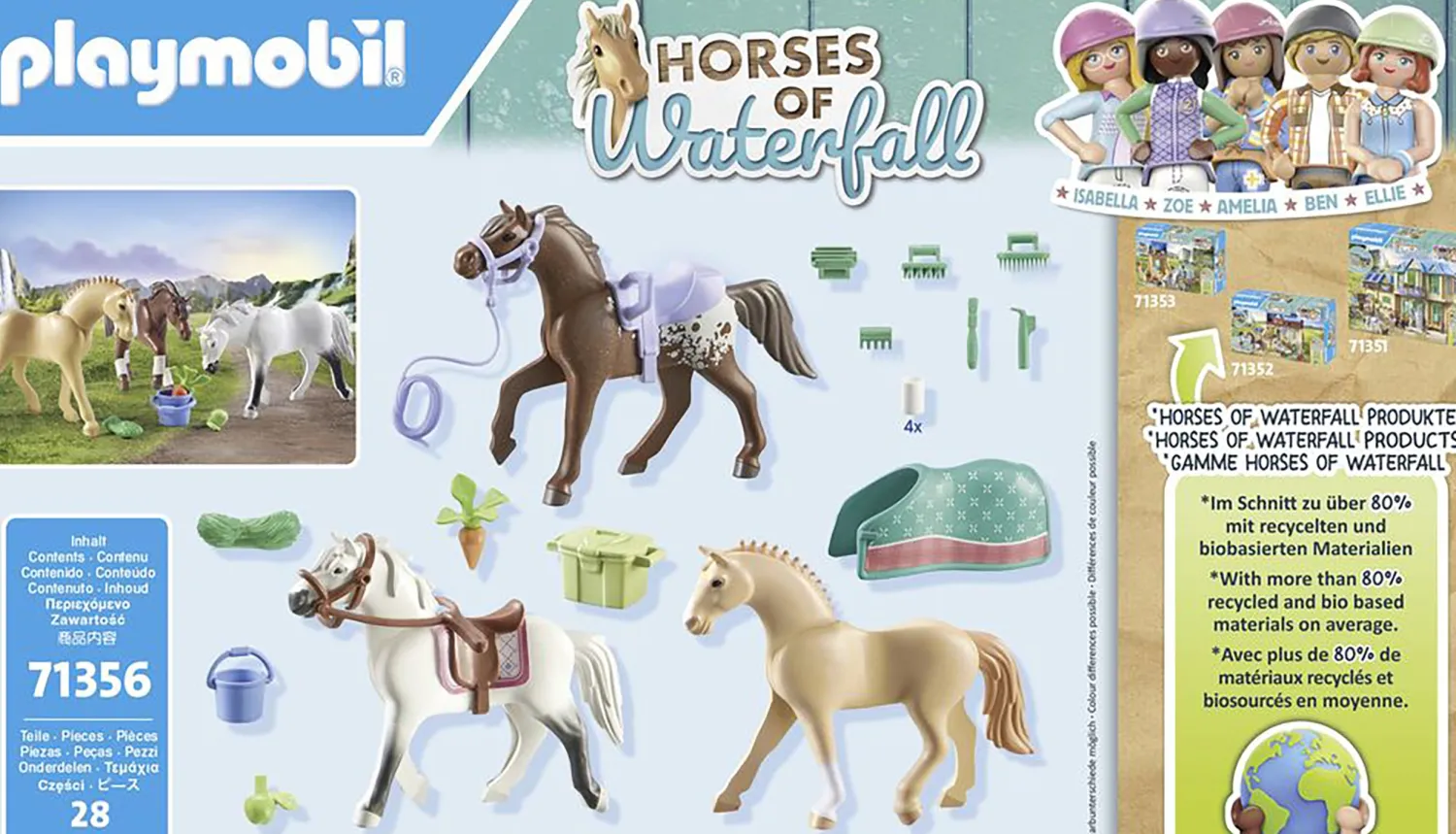 Outlet PLAYMOBIL USA INC Playmobil® Three Horses Set with Accessories