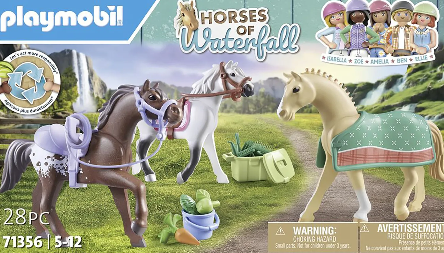 Outlet PLAYMOBIL USA INC Playmobil® Three Horses Set with Accessories