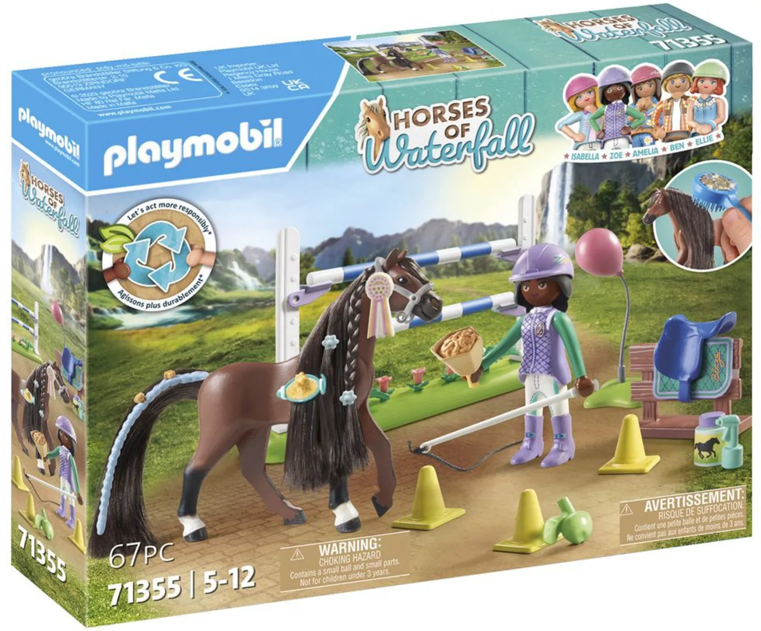 Hot PLAYMOBIL USA INC Playmobil® Zoe & Blaze with Jump Set