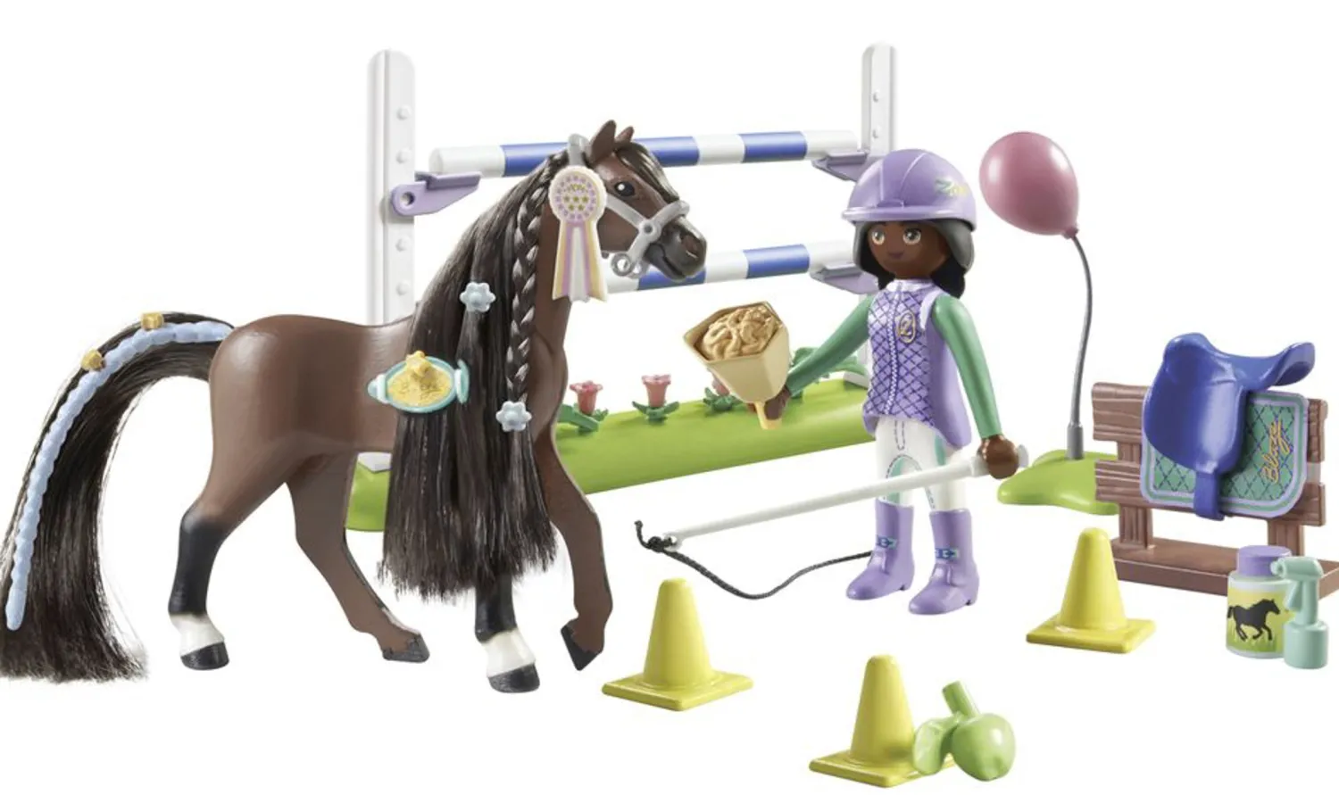 Hot PLAYMOBIL USA INC Playmobil® Zoe & Blaze with Jump Set