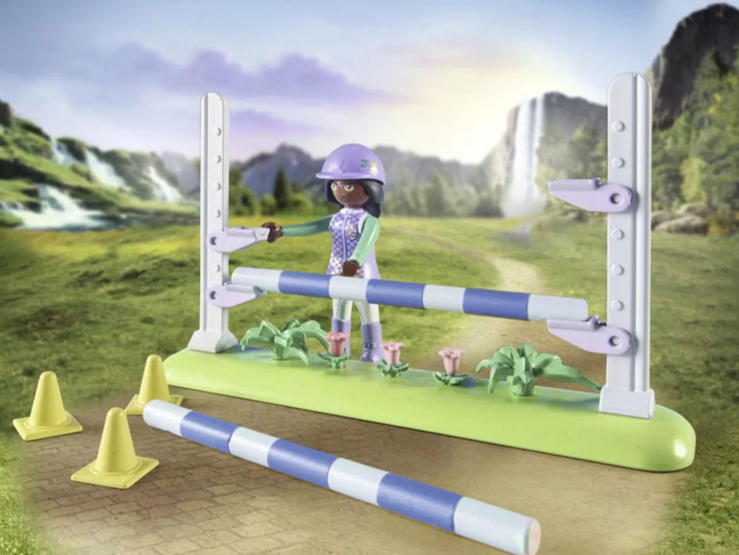 Hot PLAYMOBIL USA INC Playmobil® Zoe & Blaze with Jump Set
