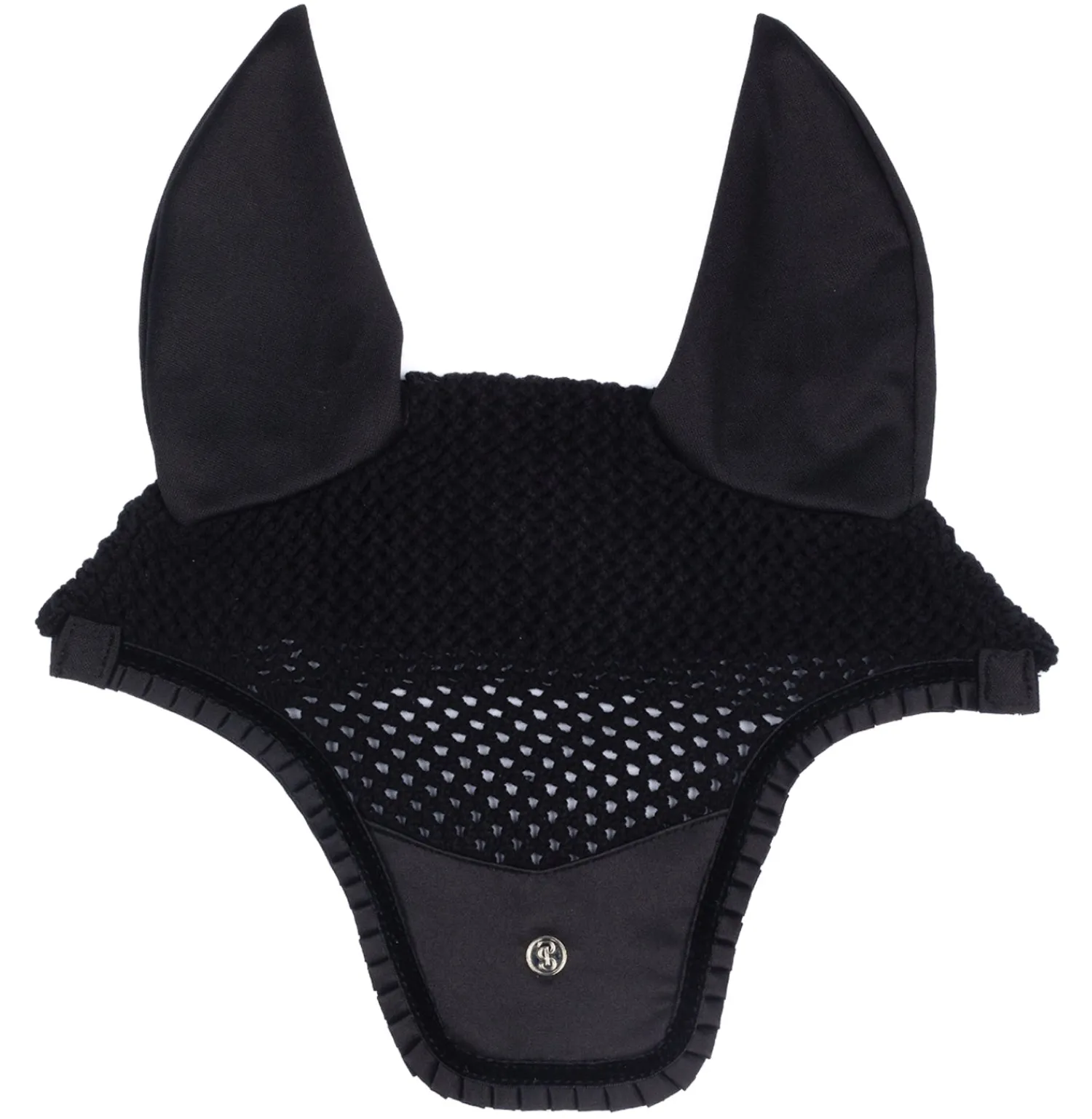 Best PS OF SWEDEN Ruffle Ear Bonnet Black