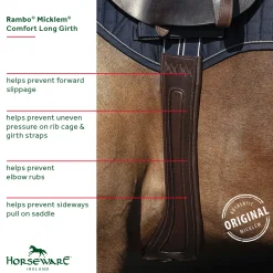 HORSEWARE Rambo® Micklem® Long Comfort Girth