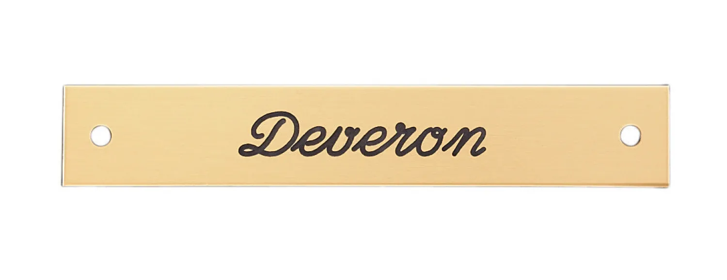 Sale DOVER DROPSHIP Rectangular Halter Nameplate - 1 or 2 lines