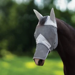 New ALLIANZ CLOTHING Rider’s International™ Fly Mask with Ears & Nose Grey