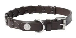 Online PUSHKAR INTL Rider’s International™ Laced Rein Dog Collar Brown