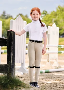 Outlet KIRSCH Riding Sport™ Kids’ Essential Short-Sleeve Show Shirt White
