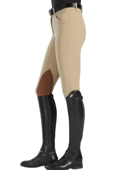 Online SUPERHOUSE Riding Sport™ Knee-Patch Competition Breech Tan