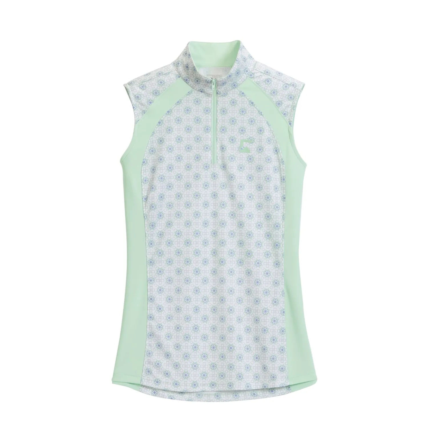 New KIRSCH Riding Sport™ Ladies’ Airflow Quarter-Zip Print Sleeveless Shirt