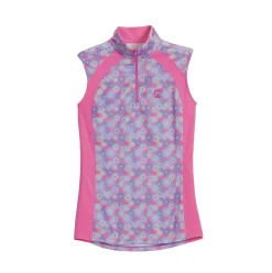 New KIRSCH Riding Sport™ Ladies’ Airflow Quarter-Zip Print Sleeveless Shirt