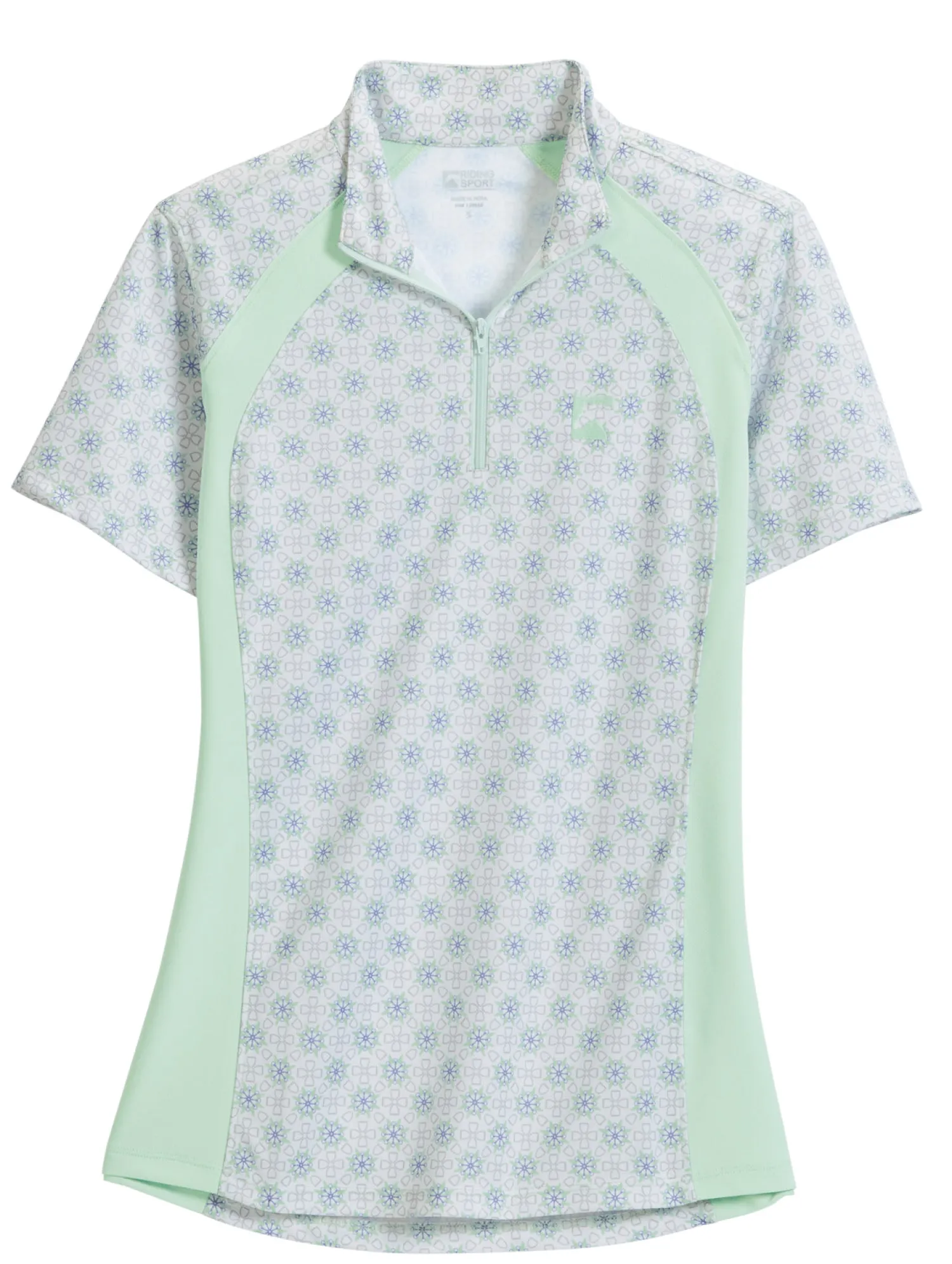 Sale KIRSCH Riding Sport™ Ladies’ Airflow Quarter-Zip Print Short Sleeve Shirt