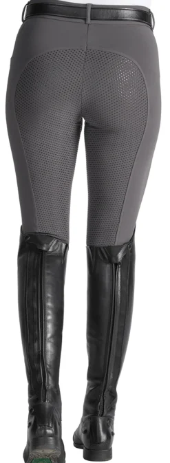 Online SUPERHOUSE Riding Sport™ Ladies’ Essential Full-Seat Breech Charcoal