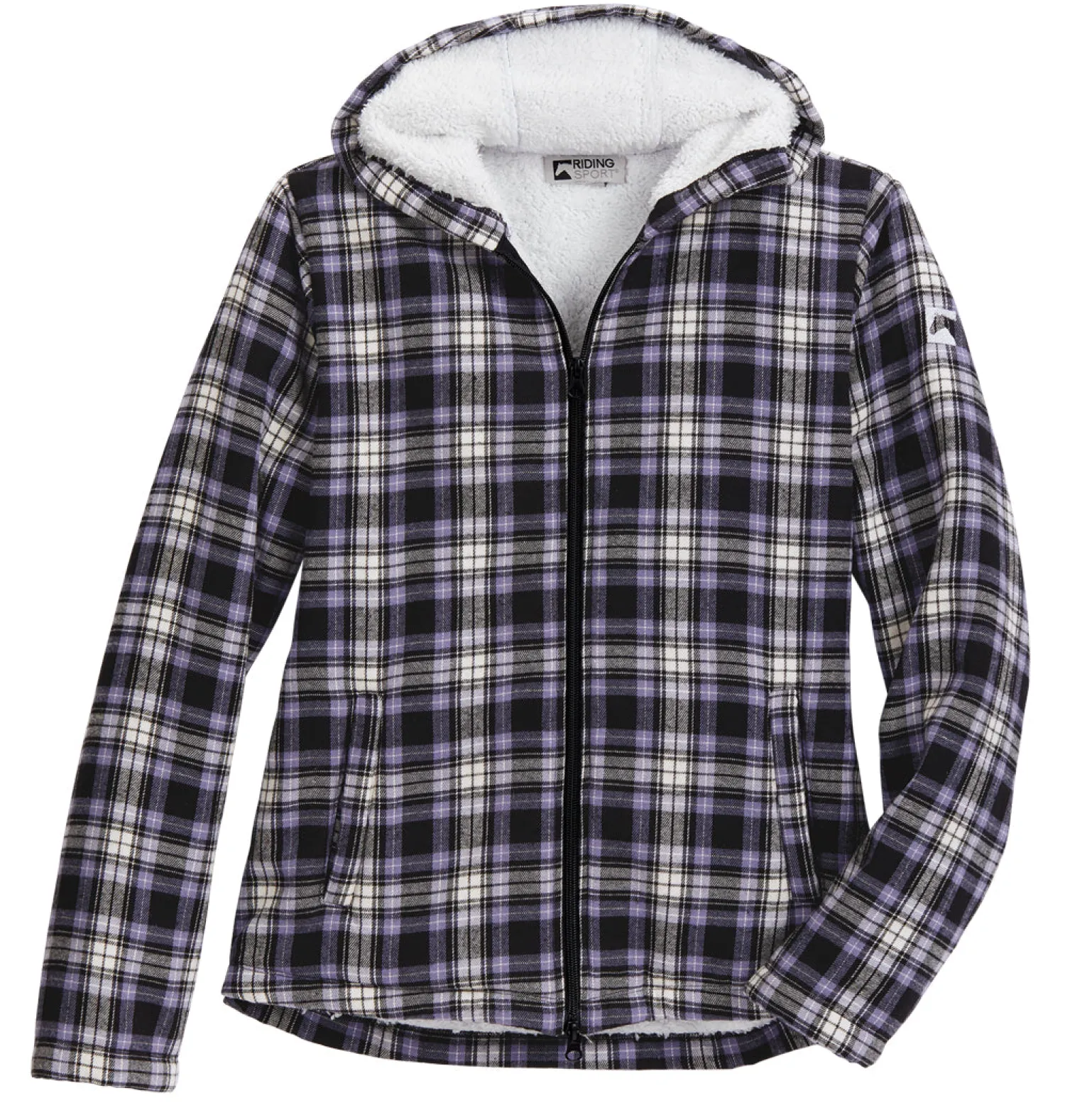 Best KIRSCH Riding Sport™ Ladies’ Lancaster Sherpa-Lined Flannel Hoodie