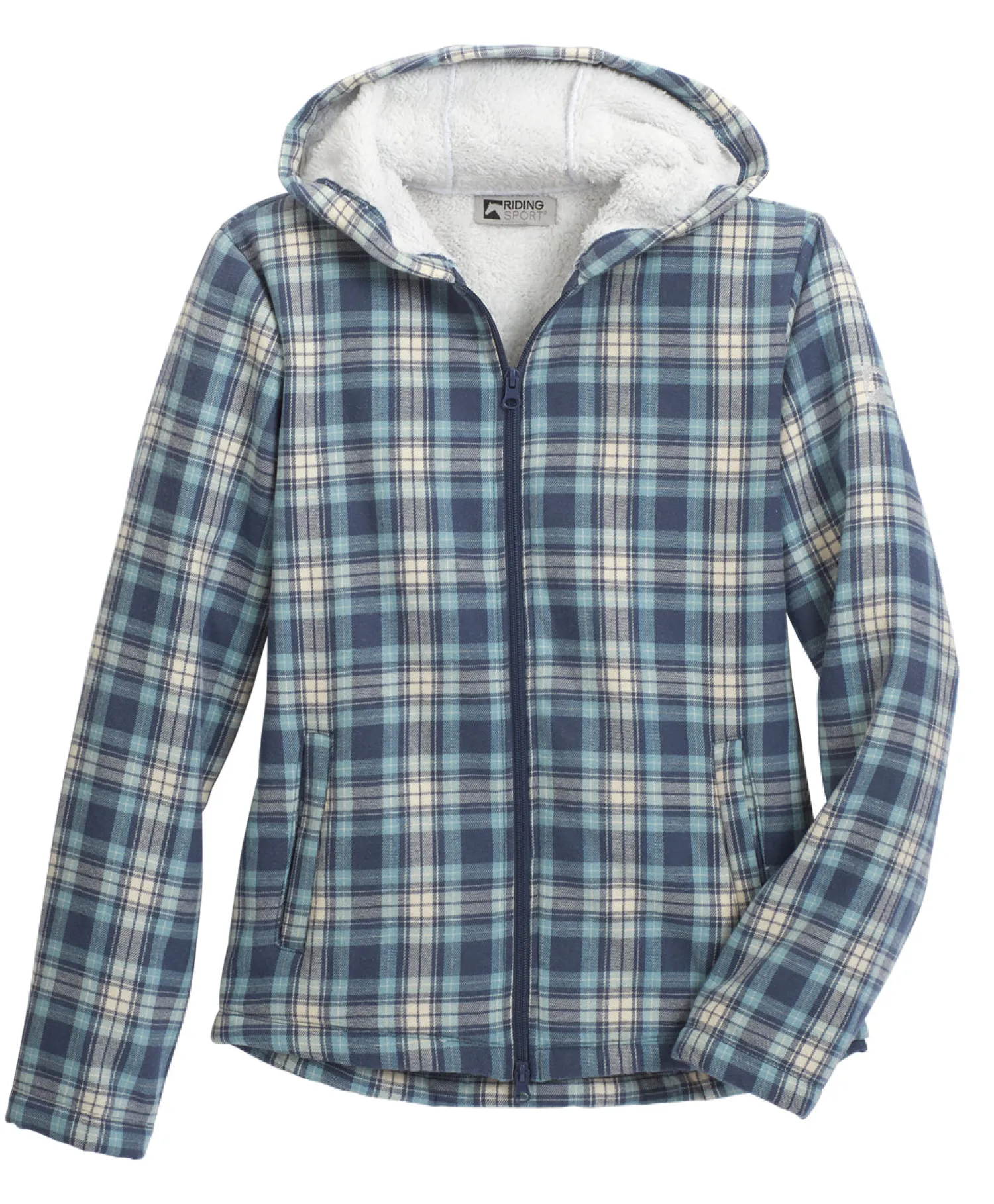 Best KIRSCH Riding Sport™ Ladies’ Lancaster Sherpa-Lined Flannel Hoodie