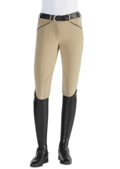 Sale SUPERHOUSE Riding Sport™ Ladies’ Synchrony Knee-Patch Breech Tan/Navy