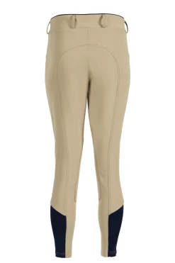 Sale SUPERHOUSE Riding Sport™ Ladies’ Synchrony Knee-Patch Breech Tan/Navy
