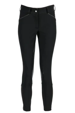 Hot SUPERHOUSE Riding Sport™ Ladies’ Synchrony Full-Seat Breech Black/Charcoal