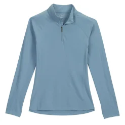 Outlet KIRSCH Riding Sport™ Wilton Quarter-Zip Long-Sleeve Shirt Mountain Spring Blue