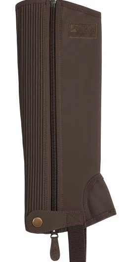 Discount S.K. SHOES AND BOOTS Riding Sport™ Kids’ Synthetic Suede Half Chaps with Silicone Grip Patches