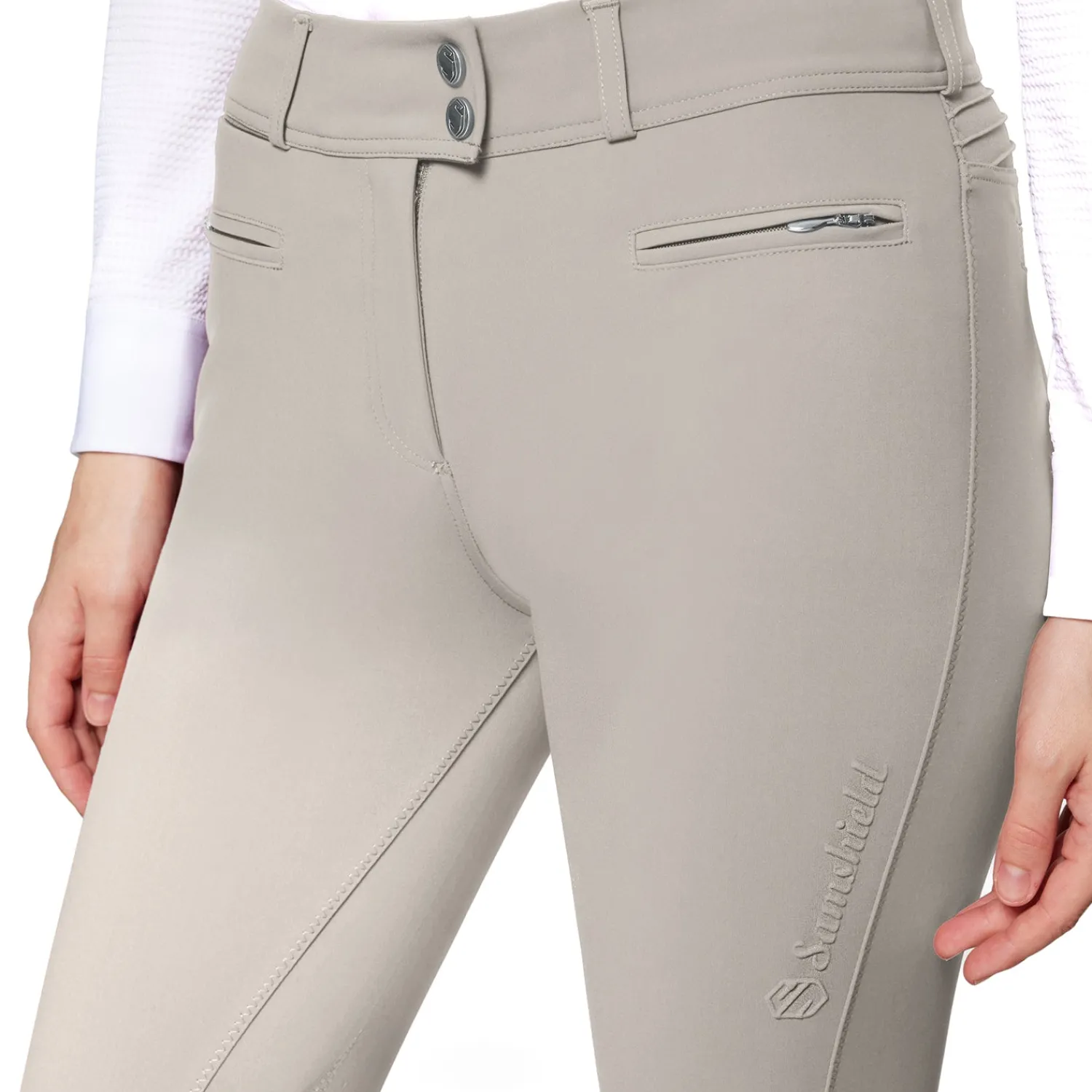 Sale SAMSHIELD ® Chloe Knee-Patch Breech Beige