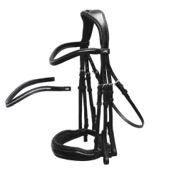 Clearance SCHOCKEMOEHLE N.A. Schockemöhle Milan Anatomical Double Bridle Black/Silver