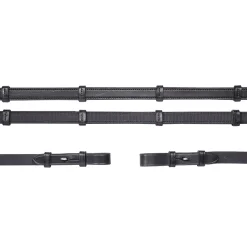 Discount SCHOCKEMOEHLE N.A. Schockemöhle Rubber-Lined Reins Black
