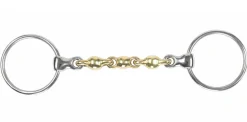 Hot SHIRES EQUESTRIAN Shires Brass Alloy Loose Ring Waterford Bit Stainless Steel