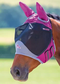 Hot SHIRES EQUESTRIAN Shires Deluxe Fly Mask with Ears