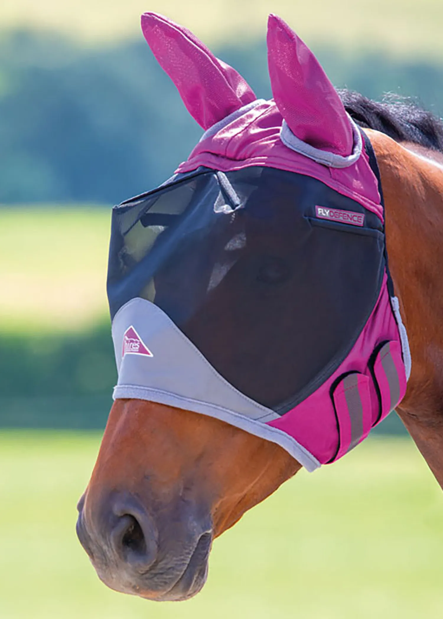 Hot SHIRES EQUESTRIAN Shires Deluxe Fly Mask with Ears