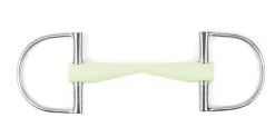 Best SHIRES EQUESTRIAN Shires Equikind Flexible Straight Hunter D-Ring Bit Stainless Steel