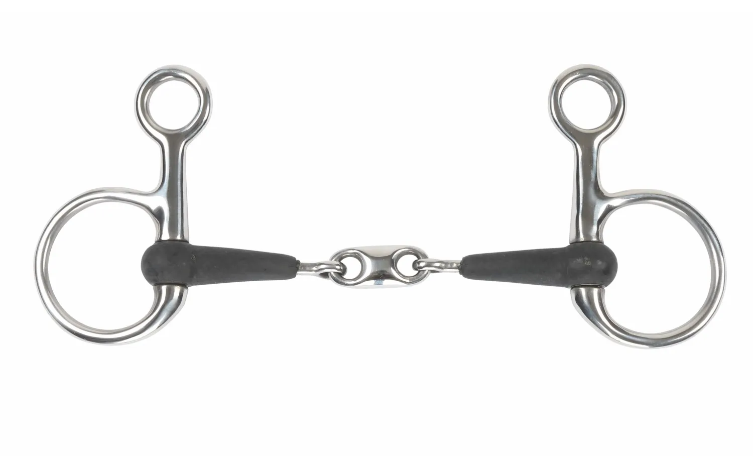 Outlet SHIRES EQUESTRIAN Shires Equikind+ Hanging Cheek Peanut Link Bit Stainless Steel
