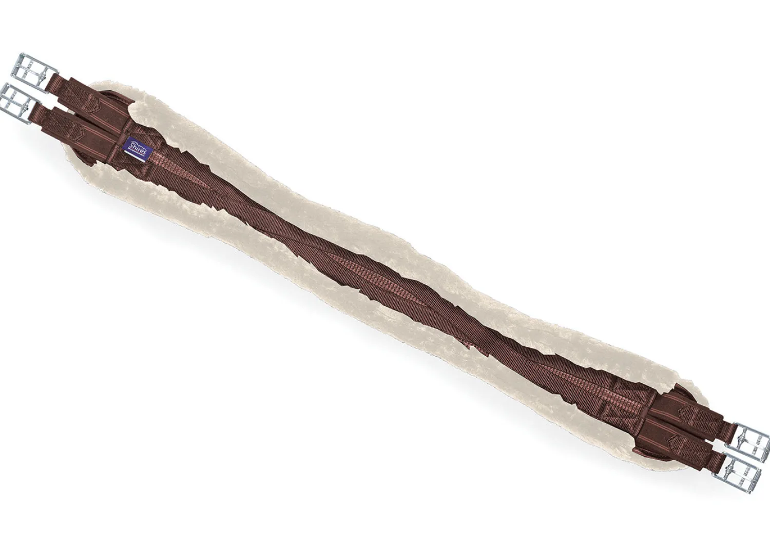 Best SHIRES EQUESTRIAN Shires Performance SupaFleece Contour Girth Brown