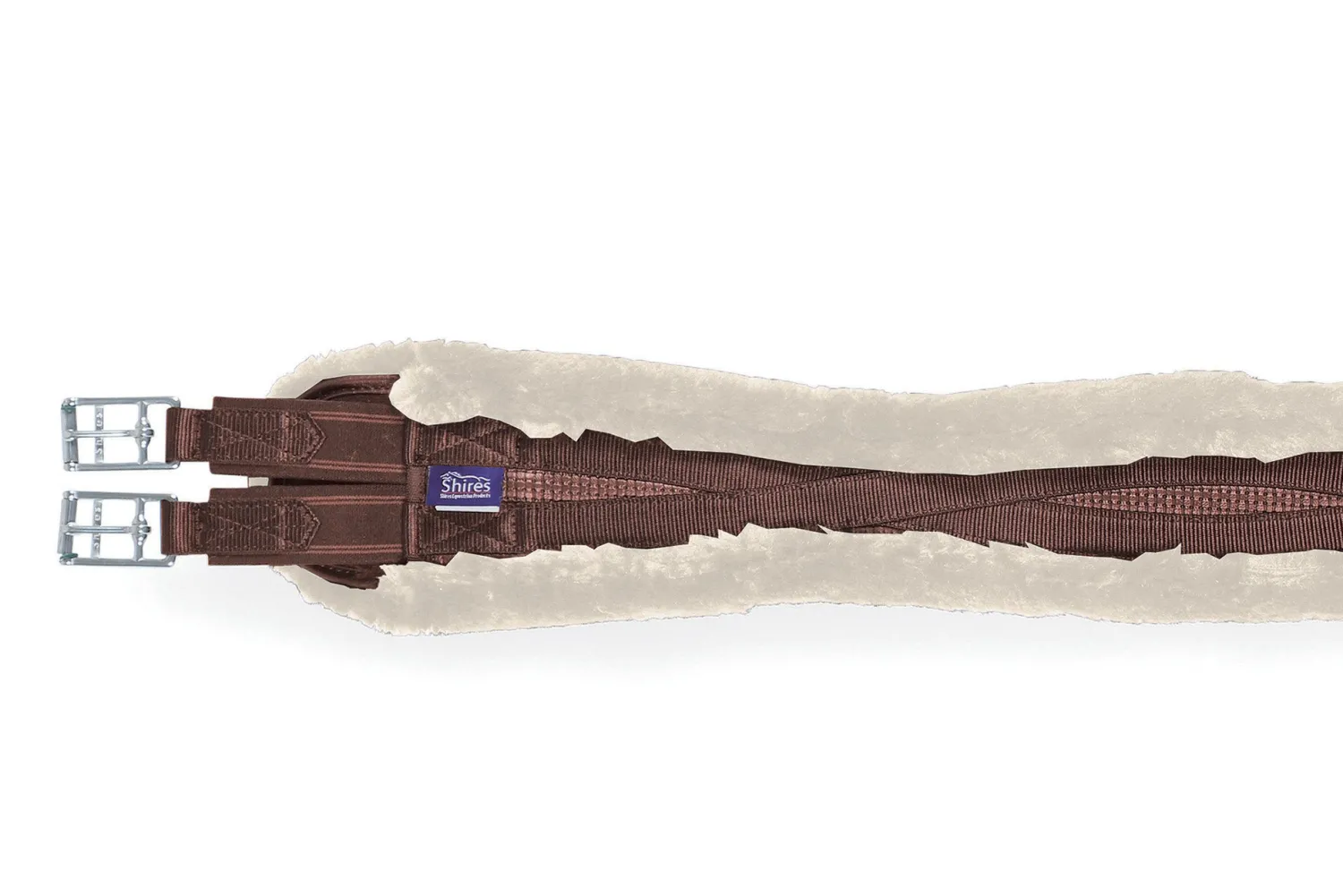 Best SHIRES EQUESTRIAN Shires Performance SupaFleece Contour Girth Brown