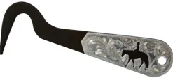 Discount SHILOH STABLES TACK Showman® Brown Steel & Engraved Silver Hoof Pick