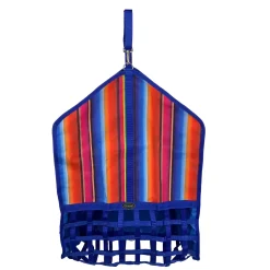 Best SHILOH STABLES TACK Showman® Webbed Slow Feed Hay Bag Neon Serape