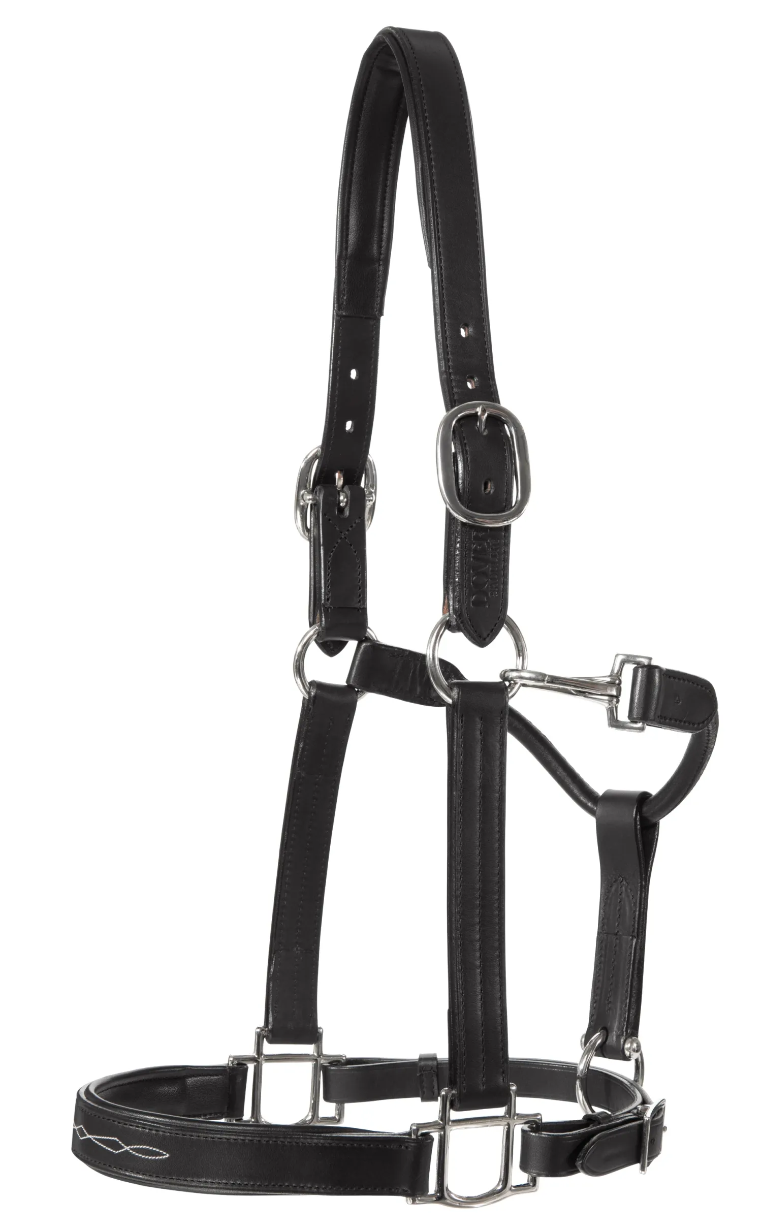 HARMOHN KRAFT Showmark™ Classic Fancy-Stitched Leather Halter