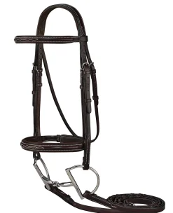 Discount HARMOHN KRAFT Showmark® Premier Hunter Bridle Chocolate