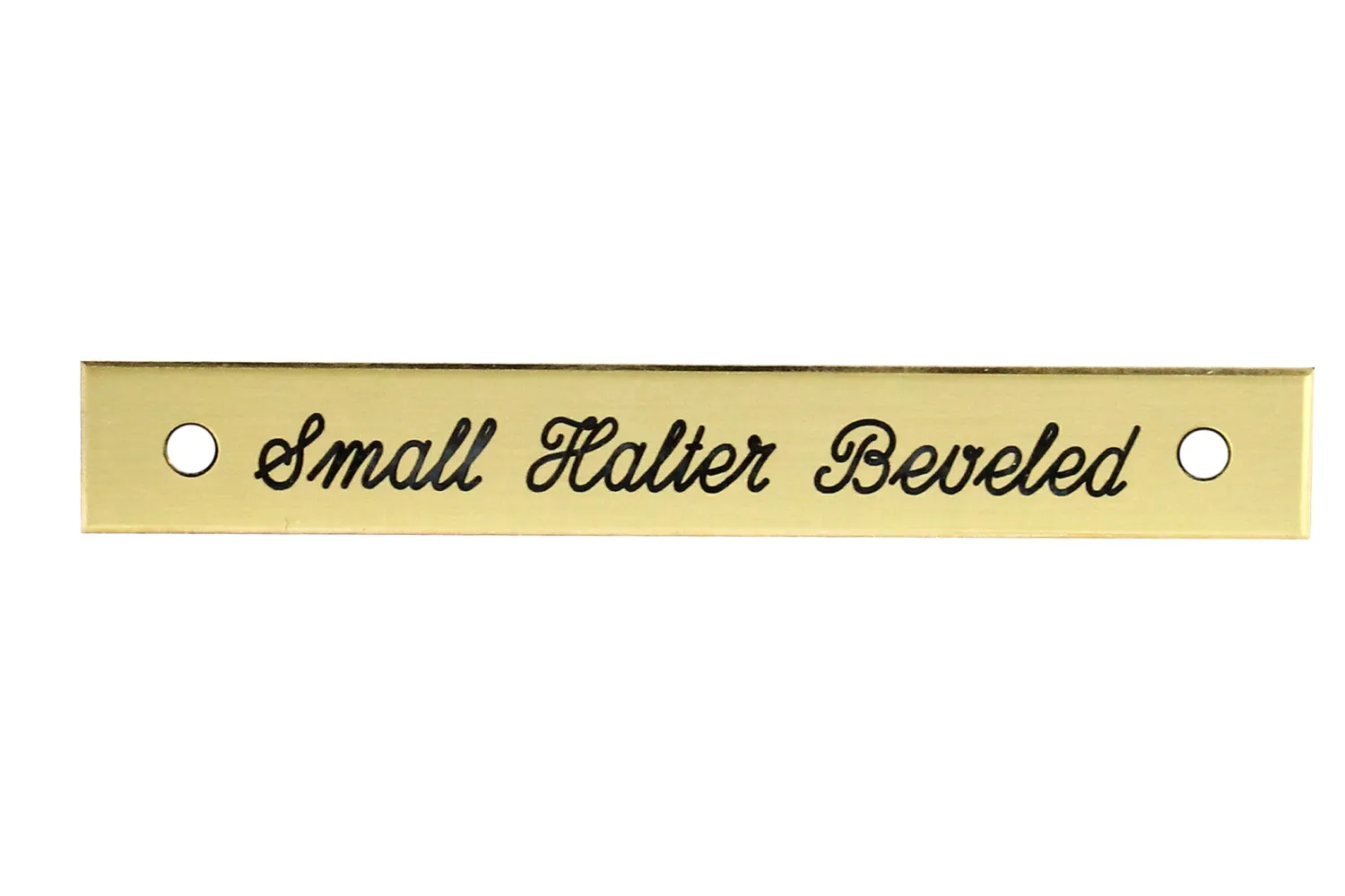 Hot DOVER DROPSHIP Small Beveled Edge Halter Nameplate
