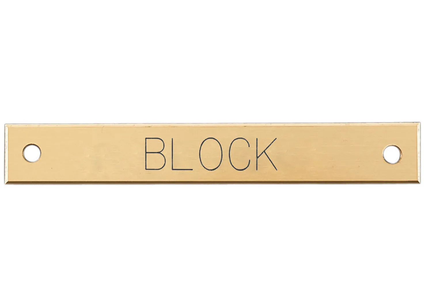 Hot DOVER DROPSHIP Small Beveled Edge Halter Nameplate