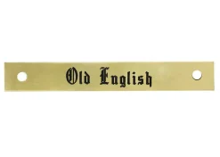 Hot DOVER DROPSHIP Small Rectangular Halter Nameplate