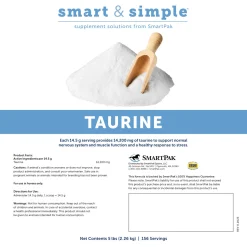 Best SMARTPAK Smart & Simple® Taurine Powder by SmartEquine™ - 5 lbs