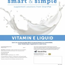 Sale SMARTEQUINE ™ Smart & Simple Vitamin E Liquid NA