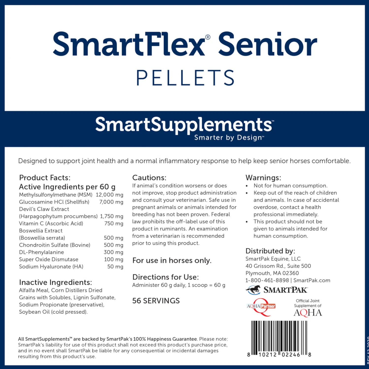 Hot SMARTPAK SmartEquine™ SmartFlex® Senior Pellets - 7.4 lbs.