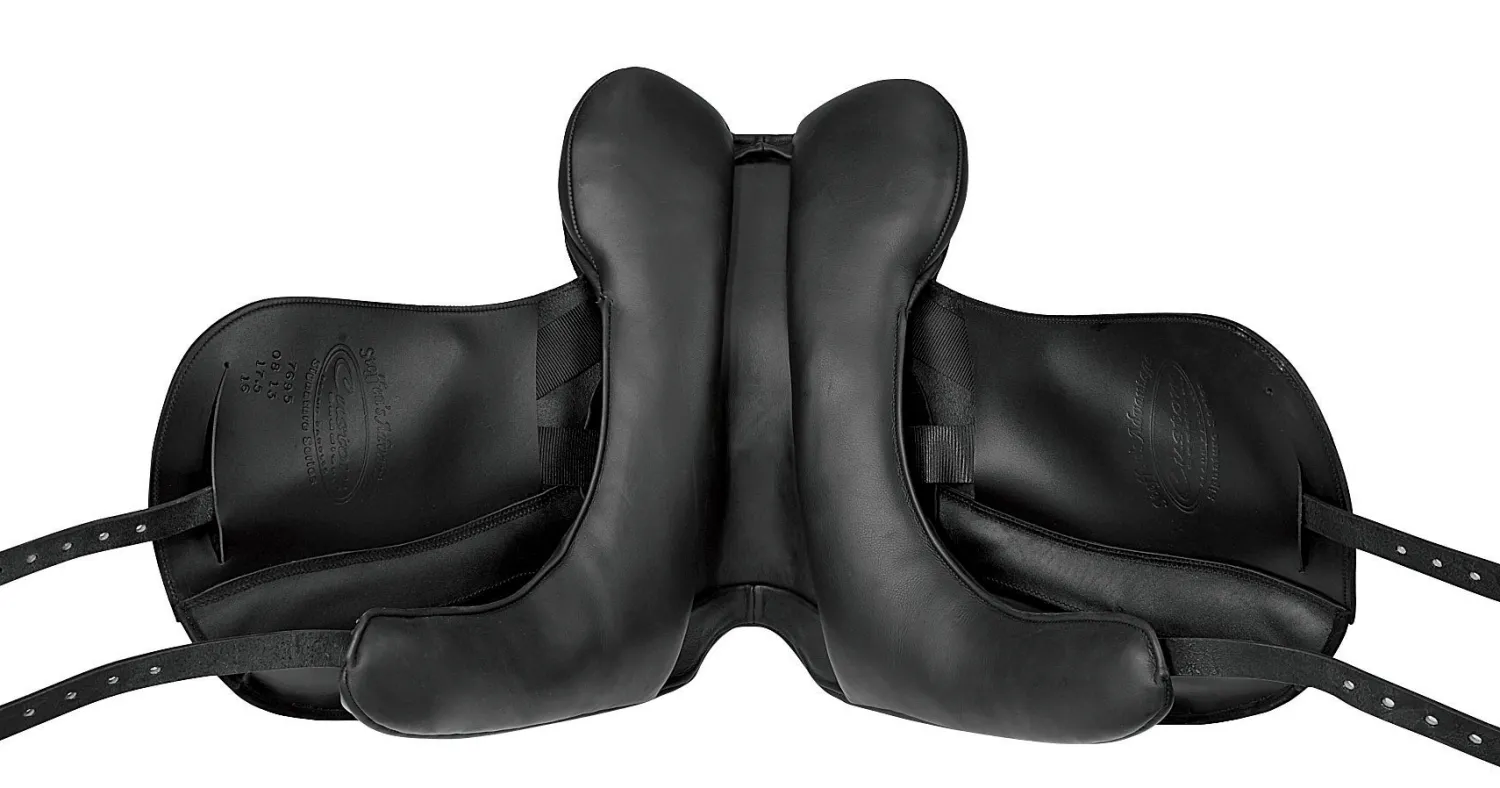 Best CUSTOM SADDLERY Steffen's Advantage Buffalo Single Flap Dressage Saddle