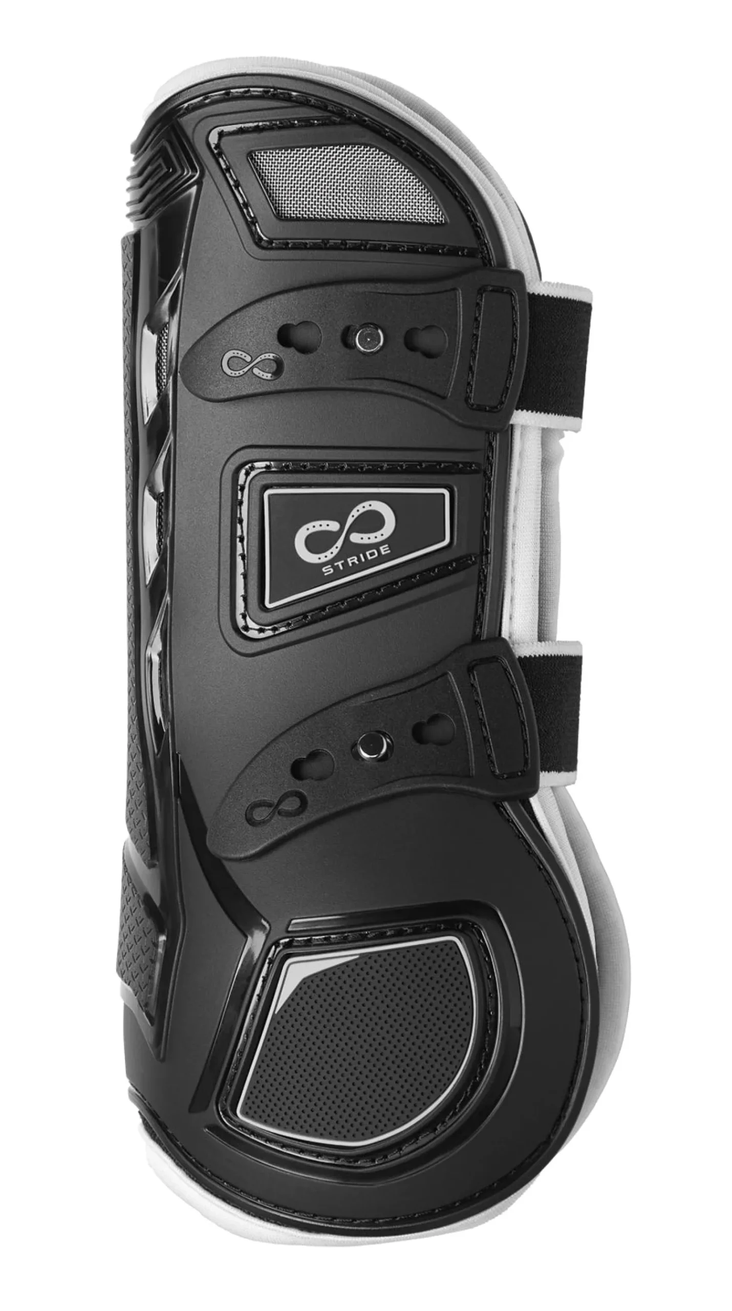 New JONE SHOU INDUSTRIAL Stride™ Open-Front Tendon Boots Black