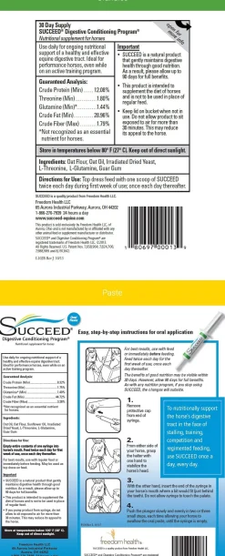 Hot FREEDOM HEALTH Succeed Syringe Digestive Supplement