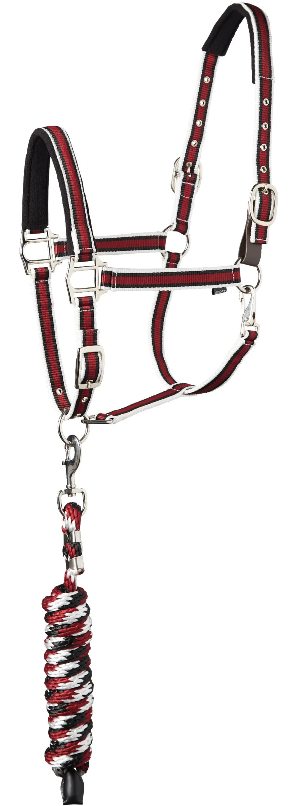 Online TEXT HORSE Suffolk™ Padded Striped Breakaway Halter & Lead