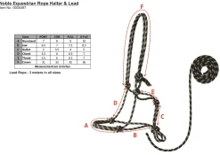 Clearance TEXT HORSE Suffolk™ Rope Halter with Lead